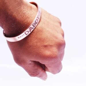 Engraved Copper Bracelet for Men - Image 5