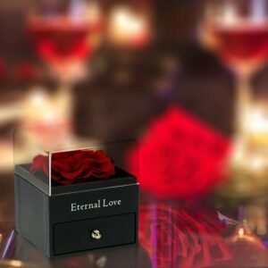 Custom Engraved Rose Box & Heart Keyring - Image 9