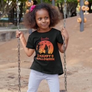 Kids Personalised Halloween T-Shirts - Creeping It Cute! 🎃 - Image 4