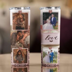 Personalised Rose Gold Skinny Tumbler - Image 11