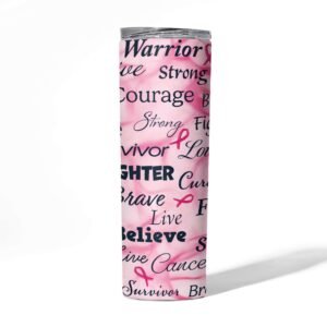 Hope for Cure Breast Cancer Tumbler - Image 4