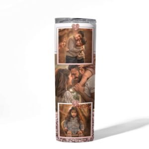 Personalised Rose Gold Skinny Tumbler - Image 7