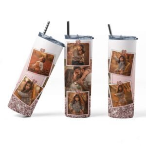 Personalised Rose Gold Skinny Tumbler - Image 9