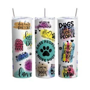 Personalised Dog Lover's Tumbler - Image 13
