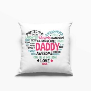 Father's Day Personalised Satin Cushion Covers - Image 11